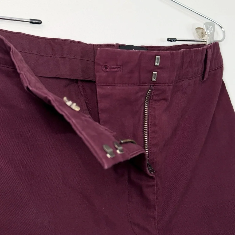 COS burgundy trouser